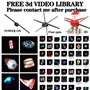 Missyou Hologramme 3D Ventilateur 42CM Projecteur Holographique WiFi App Contrôle LED Haute Définition Bluetooth Télécommande Af