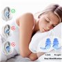 3 Paires Bouchons d'Oreille de Natation pour Enfants(6-14 ans), Bouchons d'Oreilles en Silicone Réutilisables et Imperméables, P