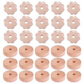 ZGDEIWGF Lot de 30 blocs anti-mites en bois de cèdre anti-mites pour armoire