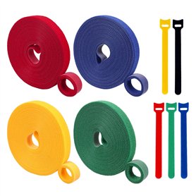 4 rouleaux d'attaches de câble