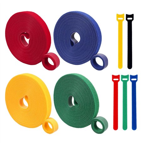 4 rouleaux d'attaches de câble