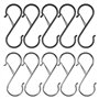 DHSBGWSX Lot de 10 Crochets en Forme de S - Mousquetons en Métal