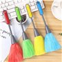Lot de 4 brosses de nettoyage pour clavier d'ordinateur, plumeau en laine, mini plumeau avec poignée, plumeau en microfibre, bro