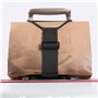 1 Sangle de Bagage Noire et 1 étiquette de Bagage Blanche, Sangles de Bagages élastiques réglables, Sangles de Bagages, étiquett