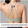 4 Pièces Clip Arrière De Soutien-Gorge, Clip De Sangle De Soutien-Gorge, Support De Sangle De Soutien-Gorge, Support De Sangle D