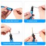 Vankarr - Perceuse électrique à 3 vitesses - Rechargeable - Avec 10 forets - Pour modélisme, bois, résine, fabrication de bijoux