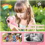Euakee 1000X Microscope pour Enfants, Microscope Numérique Portable avec Écran IPS de 2", avec Carte SD de 32 Go, Petiscope de P