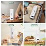 Euakee Bouilloire électrique portable de voyage - 450 ml - Bouilloire de voyage - Arrêt automatique et protection à sec - En aci