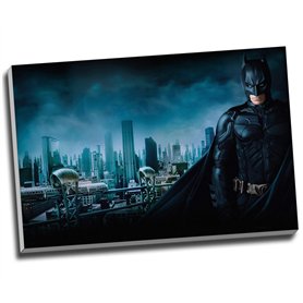 Impression sur toile Batman Gotham City Grand format A1 76