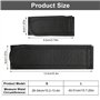 Lot de 4 ceintures sans boucle pour homme - Ceinture élastique réglable - Ceinture Velcro réglable - Ceinture latérale invisible