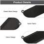 Lot de 4 ceintures sans boucle pour homme - Ceinture élastique réglable - Ceinture Velcro réglable - Ceinture latérale invisible