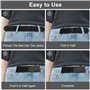Lot de 4 ceintures sans boucle pour homme - Ceinture élastique réglable - Ceinture Velcro réglable - Ceinture latérale invisible