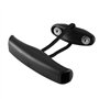 2pcs / Set poignées de Kayak avec vis durables en Nylon Noir canoë Bateau Tirer poignée de Transport avec Cordon Avant arrière A