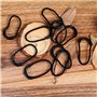 Alomejor 10Pcs / Pack Tirettes de Fermetures Tire Zip Cordon Zipper Pull Cordon de Tirage en Plastique pour Curseur de Fermeture