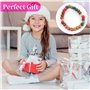 Lot de 1260 perles multicolores avec lettres de l'alphabet A-Z, perles colorées pour la fabrication de bijoux, bracelets, collie