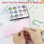 Festival Paillettes Visage avec Lot de 50 lingettes de maquillage 12 Couleurs Paillettes Déguisement Festif Paillettes Ongles Ch