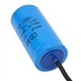 Condensateur 400uF 250V AC,Condensateur de Démarrage du Moteur,avec Fil Conducteur,50 / 60Hz pour Compresseur d'air de Moteur et