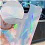 Lot de 10 feuilles de papier autocollant holographique A4 imprimable en vinyle Séchage rapide Imperméable vinyle arc-en-ciel pap