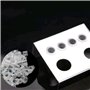 Lot de 100 bouchons d'encre jetables en plastique pour capsules d'encre moyenne 9 mm