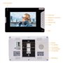 Interphone vidéo 7 pouces avec vision nocturne - Kit intercom sonnette sans fil, 1 appareil photo et 2 moniteurs, caméra HD noct