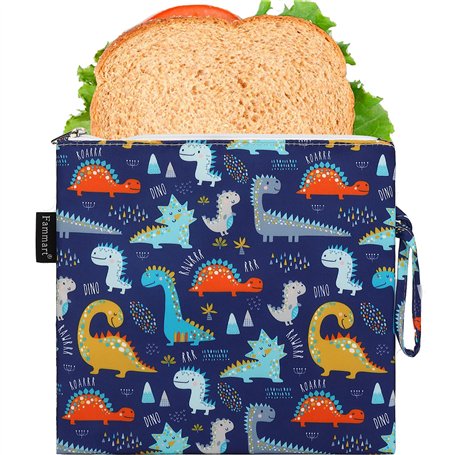 Sac à sandwich réutilisable pour enfants et adultes