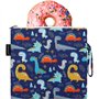 Sac à sandwich réutilisable pour enfants et adultes, sac à déjeuner double couche avec poignée, lavable, de qualité alimentaire,