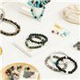 625pcs De Pierre Naturelle Multicolore 8 mm 24 Styles Perles de Pierre pour la Fabrication de Bijoux et la Guérison des Pierres 