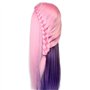 Tête À Coiffer Professionnelle Neverland Beauty 60cm Colorful Cosmétologie Mannequin Doll Head 100% Pratique cheveux synthétique