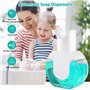 Distributeur de Savon Automatique, Mezzar 420ml Distributeur Savon Mural Automatique USB Rechargeable IPX5 Étanche pour Cuisine,