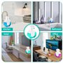 Distributeur de Savon Automatique, Mezzar 420ml Distributeur Savon Mural Automatique USB Rechargeable IPX5 Étanche pour Cuisine,