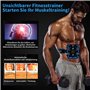GuKKK Electrostimulateur Musculaire,EMS Abdominale Electrostimulation,Abdominaux Electrostimulateur Musculaire 6 Modes,Appareil 