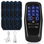 GuKKK 3 EN 1 TENS EMS Electrostimulateur Musculaire de Canaux Double pour le soulagement de la douleur