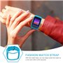 Hemobllo Bracelet De Montre Connectée Pet Étanche Compatible Avec Gear Bandes De Montre Élégantes Et Pour Femmes Et Hommes Comme