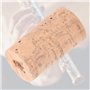 Accessoires de flûte Flasque Liège Flange Head Cork Bouchon de liège naturel Pièce de rechange pour accessoires de flûte Instrum