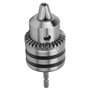Mini Mandrin de Perçage 3,0-16 mm 1/2-20 UNF avec Clé pour Mandrin et Adaptateur pour Tête Hexagonale 1/4