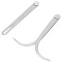 MLMLH Intérieur Extérieur de Étrier, 6 Pouces Jauge de Mesure en Acier Inoxydable, Machiniste Étriers de Joint, Outil de Mesure 