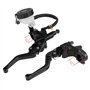 Universal 7/8" (22 mm) frein moto embrayage réservoir du maître cylindre Set Noir Manett