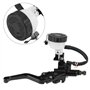 Broco Maitre Cylindre Frein Avant Moto, Universal 7/8" (22 mm) frein moto embrayage réservoir du maître cylindre Set Noir Manett