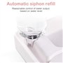 AYADA 2 in 1 Distributeur de Nourriture Eau Fontaine Automatique pour Animaux, Anti Débordement Abreuvoir et Alimentateur Croque