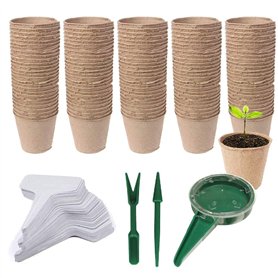Woohome 153 PCS Pots Biodégradables