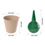 Etiquettes Blanches en Plastique