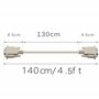PNGKNYOCN Câble série RS232 Null Modem, câble d'extension croisé DB9 femelle à femelle 2-3 pour ordinateurs, imprimantes, scanne