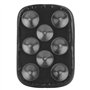 KSTE Selle de Moto, coussin arrière moto Ventouse Siège passager Pad Livré avec 8 ventouses for Bobber Chopper