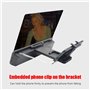 Amplificateur d'écran, écran de téléphone portable 3D de 12 pouces, support d'amplificateur vidéo HD avec haut-parleur, amplific