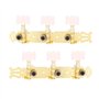 Guitar Tuning Pegs Acoustic 3R 3L Guitar String Chrome Tuning Pegs Tuners Mécaniques pour Pièces de Guitare