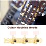 Guitar Tuning Pegs Acoustic 3R 3L Guitar String Chrome Tuning Pegs Tuners Mécaniques pour Pièces de Guitare