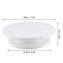 Platine de décoration de gâteaux, plate-forme mate support de gâteau rotatif en plastique gâteau plaque tournante outil de gâtea