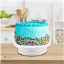 Platine de décoration de gâteaux, plate-forme mate support de gâteau rotatif en plastique gâteau plaque tournante outil de gâtea