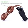 Dowoa Corde à Sauter, Corde à Sauter en Cuir réglable, équipement d'exercice aérobie avec Cordes à Sauter antidérapantes et à Mo