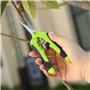 HAKZEON Lot de 8 Sécateur de Jardin Professionnels de 16,5 cm en Acier Inoxydable pour élaguer Facilement Arbres, Fleurs, Plante